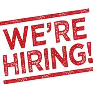 We're Hiring graphic